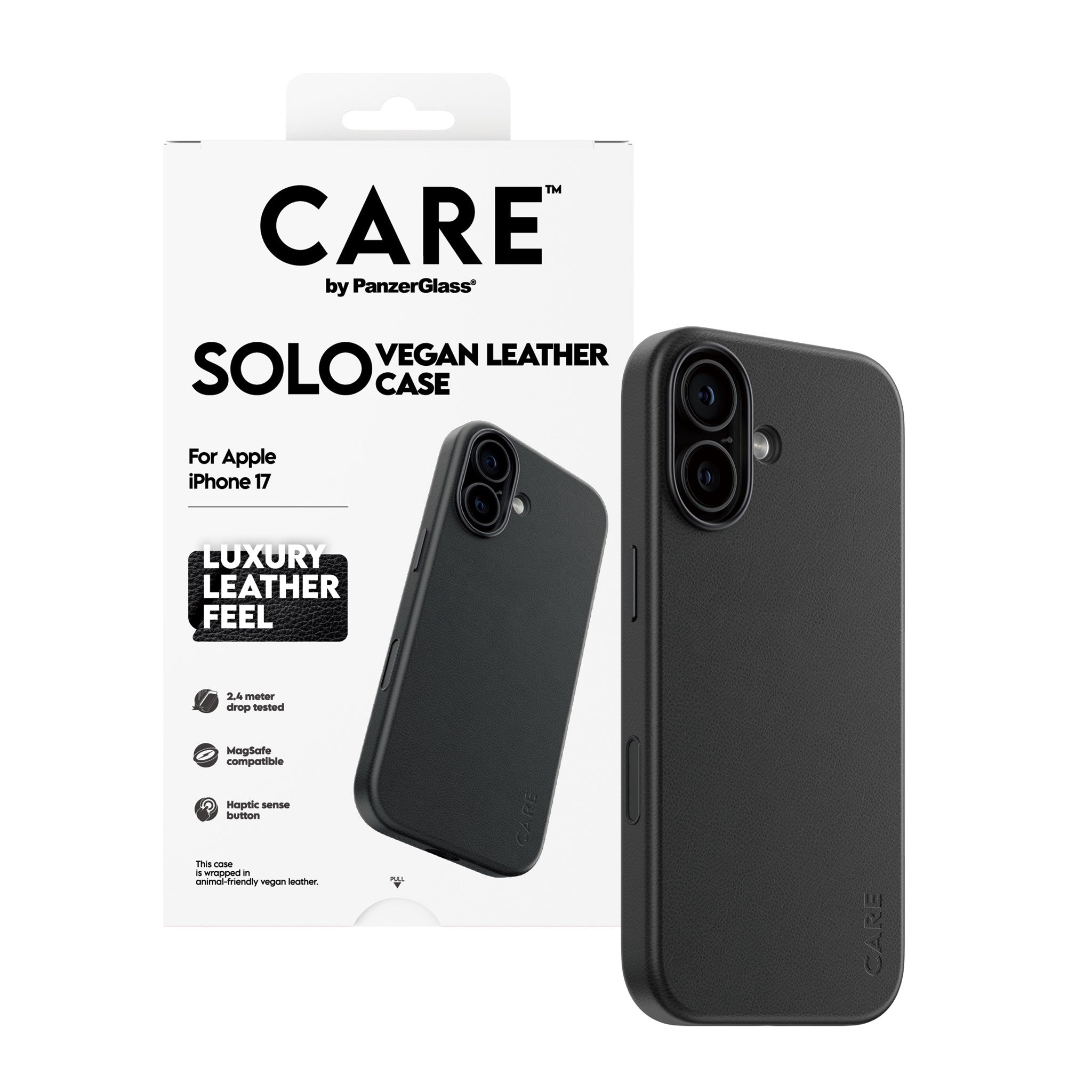 CARE™ by PanzerGlass® Solo Case Black iPhone 17
